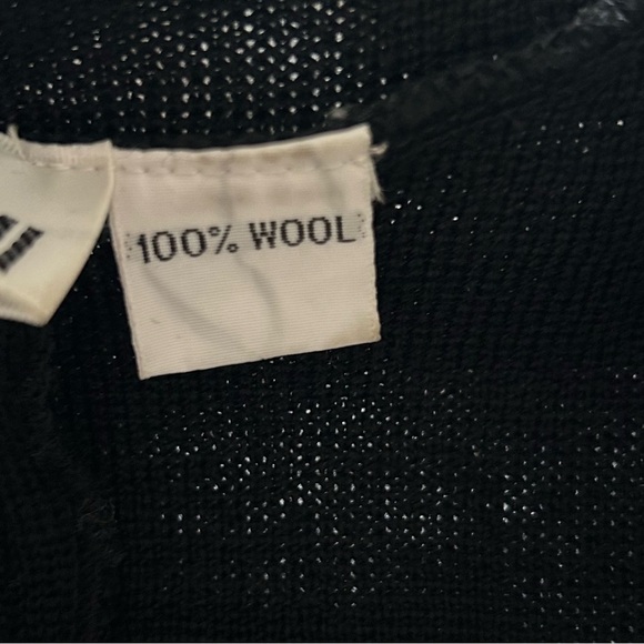 Anne Klein II Long Wool Button Up Long Sleeve Cardigan Sweater Dress - Large - Picture 8 of 15